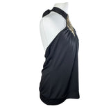 Y2K Embellished Halter Neck Top