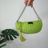 Green Woven Mini Bag Kbas