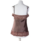 Brown Satin Cami