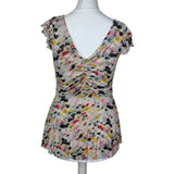 Floral Ruched Top