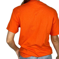 Orange Graphic Baby Tee