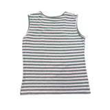 Y2K Graphic Stripe Vest