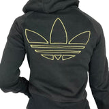 Vintage Black & Gold Adidas Zipper