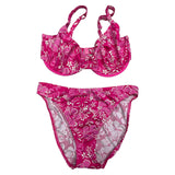 Pink Hibiscus Bikini Set